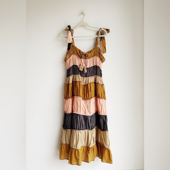 ANTHROPOLOGIE | Let Me Be Letizia Colorblock Midi Dress | 14 - Picture 6 of 7